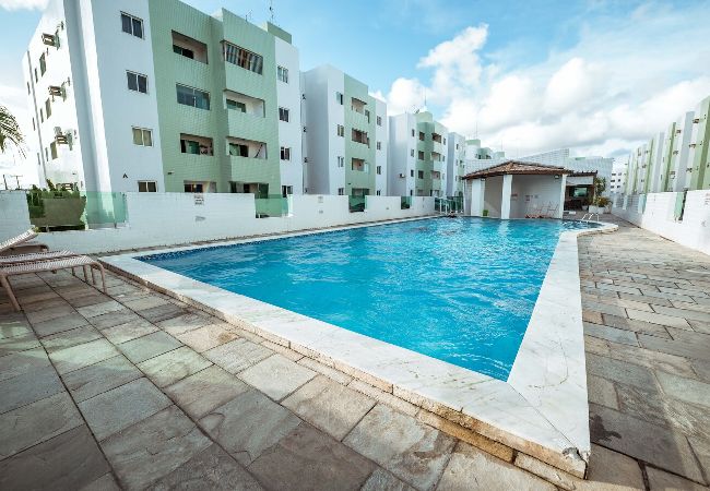 Apartamento en João Pessoa - Apto com WiFi e piscina em localização estratégica