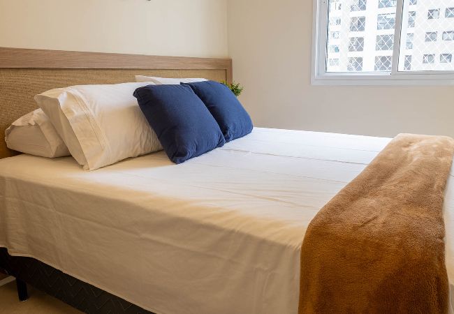 Apartamento en Santos - Confortável Apartamento com Wi-Fi, pé na areia  Apartamento en Santos - Confortável Apartamento com Wi-Fi, pé na areia