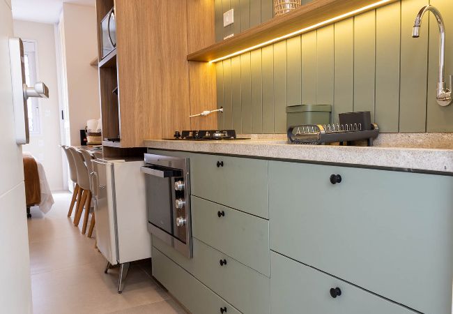 Apartamento en Santos - Confortável Apartamento com Wi-Fi, pé na areia  Apartamento en Santos - Confortável Apartamento com Wi-Fi, pé na areia