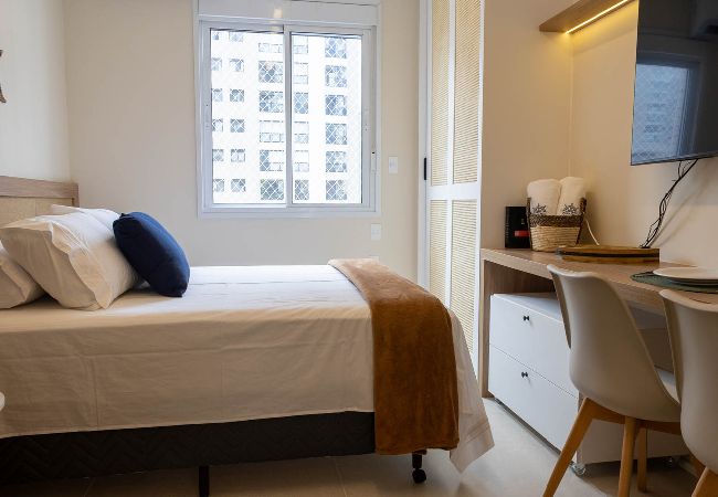 Apartamento en Santos - Confortável Apartamento com Wi-Fi, pé na areia  Apartamento en Santos - Confortável Apartamento com Wi-Fi, pé na areia