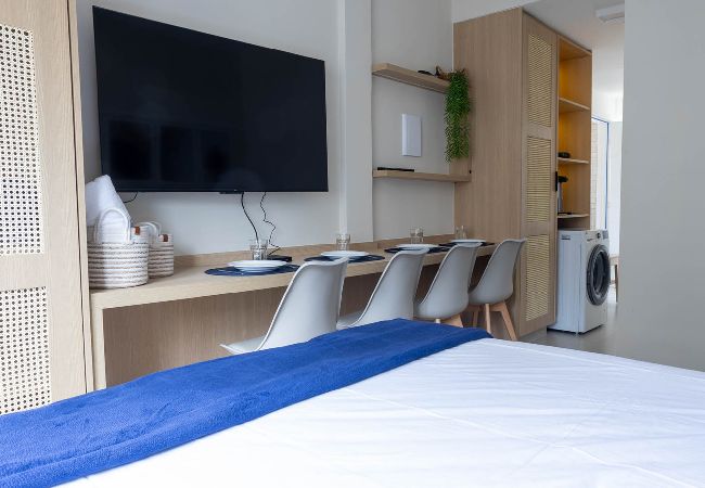 Apartamento en Santos - Apartamento Moderno com Wi-Fi em frente a praia  Apartamento en Santos - Apartamento Moderno com Wi-Fi em frente a praia