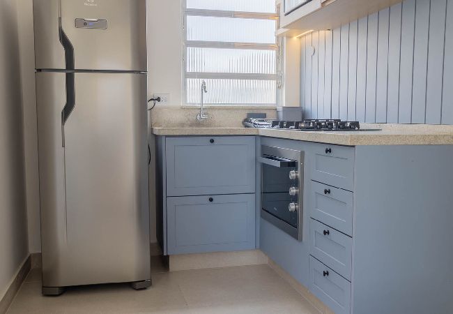 Apartamento en Santos - Apartamento Moderno com Wi-Fi em frente a praia  Apartamento en Santos - Apartamento Moderno com Wi-Fi em frente a praia