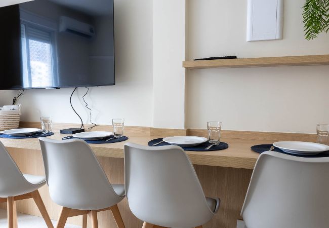 Apartamento en Santos - Apartamento Moderno com Wi-Fi em frente a praia  Apartamento en Santos - Apartamento Moderno com Wi-Fi em frente a praia