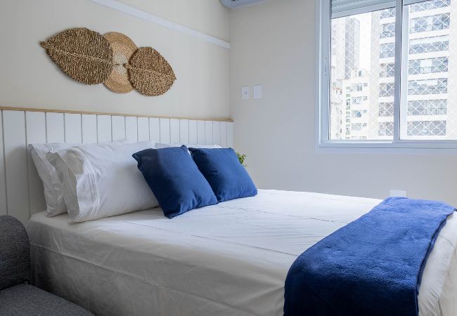 Apartamento en Santos - Apartamento Moderno com Wi-Fi em frente a praia  Apartamento en Santos - Apartamento Moderno com Wi-Fi em frente a praia