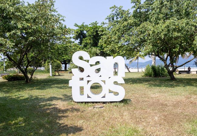 Apartamento en Santos - Apartamento Moderno com Wi-Fi em frente a praia  Apartamento en Santos - Apartamento Moderno com Wi-Fi em frente a praia