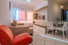 Apartamento en Salvador - Apto com ar-condicionado e Wi-Fi a 150m do mar