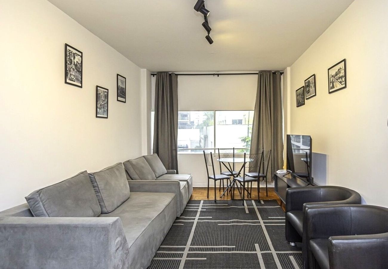 Apartamento en São Paulo - Apartamento aconchegante a 850m da Av. Paulista