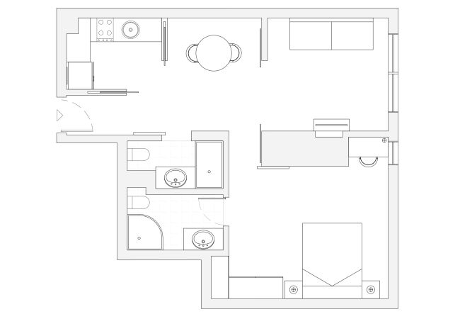 Apartamento en Madrid - Alquiler Mensual en Madrid – Piso Exterior con 1 Dormitorio + Estudio y 2 Baños.Temporal Apartamento en Madrid - Alquiler Mensual en Madrid – Piso Exterior con 1 Dormitorio + Estudio y 2 Baños.Temporal