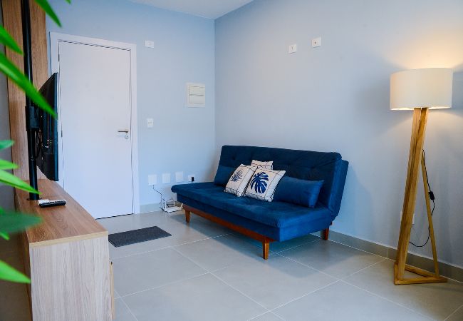 Apartamento en Ubatuba - Apto c área gourmet a 300m da Praia das Toninhas Apartamento en Ubatuba - Apto c área gourmet a 300m da Praia das Toninhas