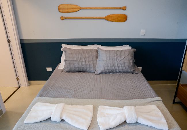 Apartamento en Ubatuba - Apto c área gourmet a 300m da Praia das Toninhas Apartamento en Ubatuba - Apto c área gourmet a 300m da Praia das Toninhas