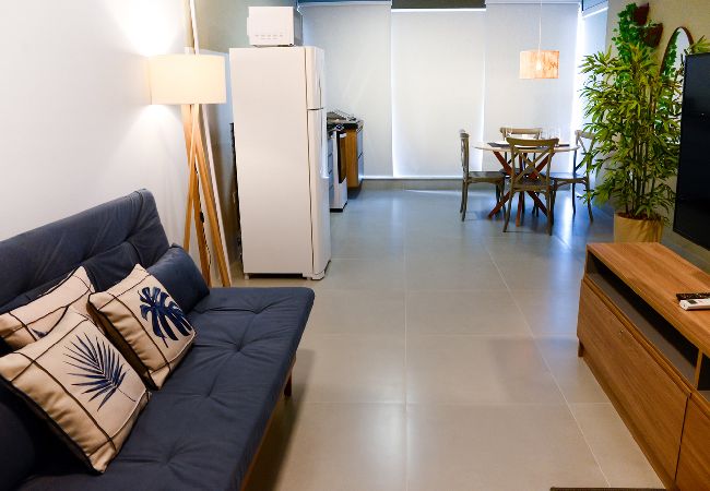 Apartamento en Ubatuba - Apto c área gourmet a 300m da Praia das Toninhas Apartamento en Ubatuba - Apto c área gourmet a 300m da Praia das Toninhas