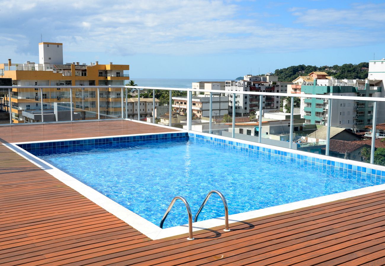 Apartamento en Ubatuba - Apto c área gourmet a 300m da Praia das Toninhas Apartamento en Ubatuba - Apto c área gourmet a 300m da Praia das Toninhas