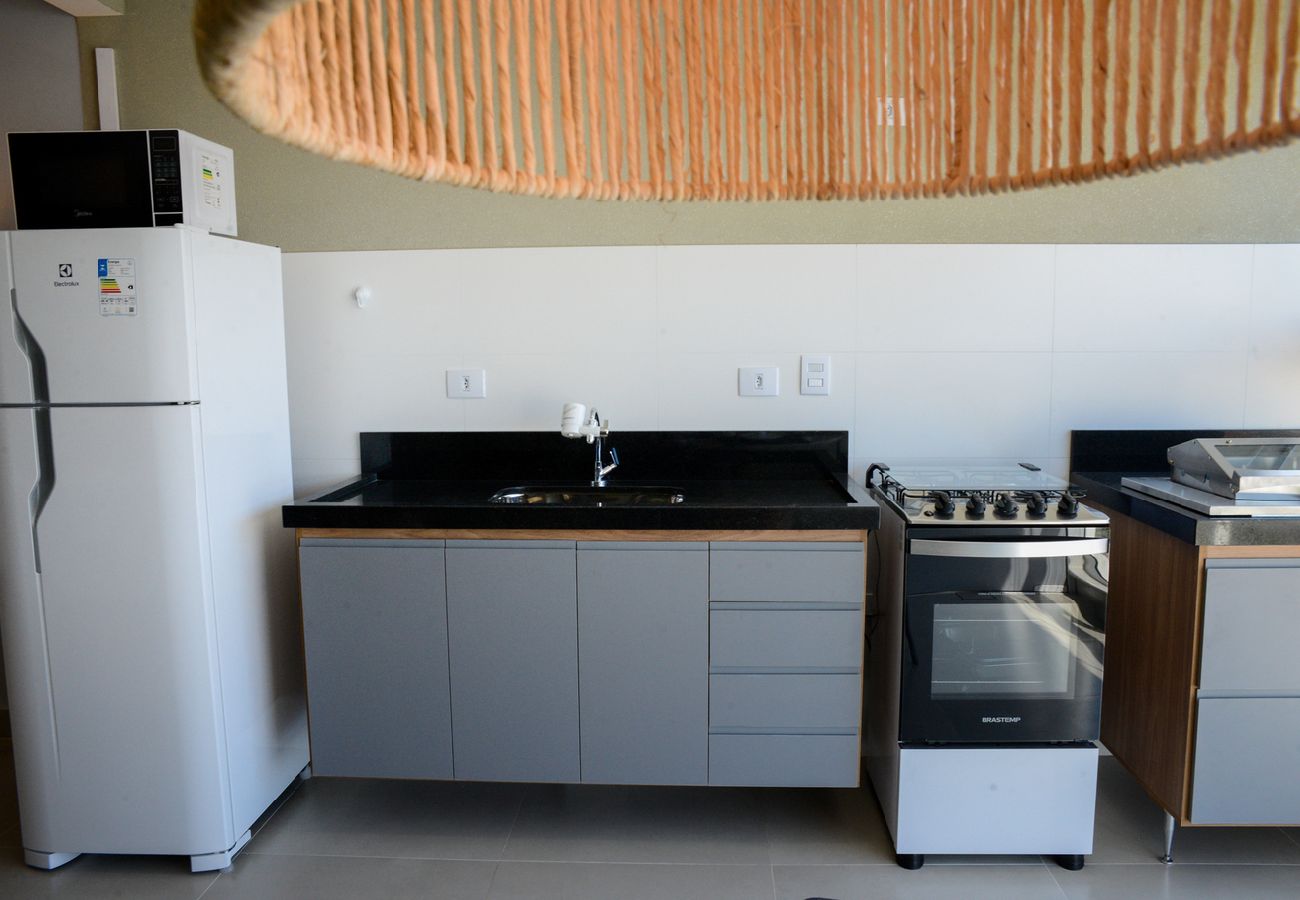 Apartamento en Ubatuba - Apto c área gourmet a 300m da Praia das Toninhas Apartamento en Ubatuba - Apto c área gourmet a 300m da Praia das Toninhas