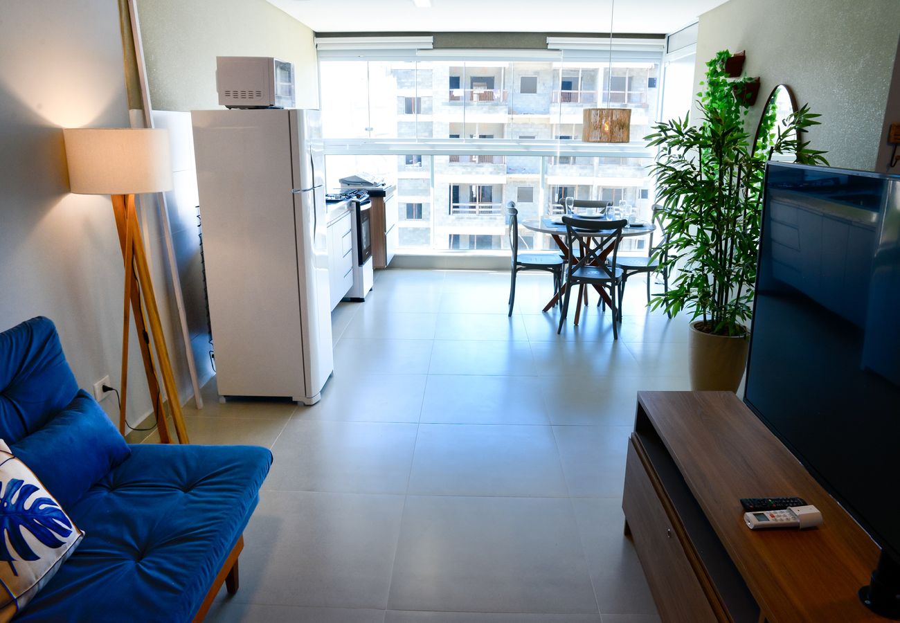 Apartamento en Ubatuba - Apto c área gourmet a 300m da Praia das Toninhas Apartamento en Ubatuba - Apto c área gourmet a 300m da Praia das Toninhas