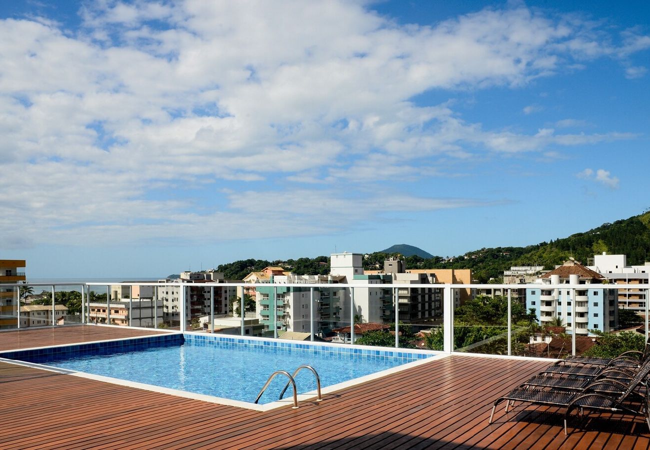 Apartamento en Ubatuba - Apto c área gourmet a 300m da Praia das Toninhas Apartamento en Ubatuba - Apto c área gourmet a 300m da Praia das Toninhas