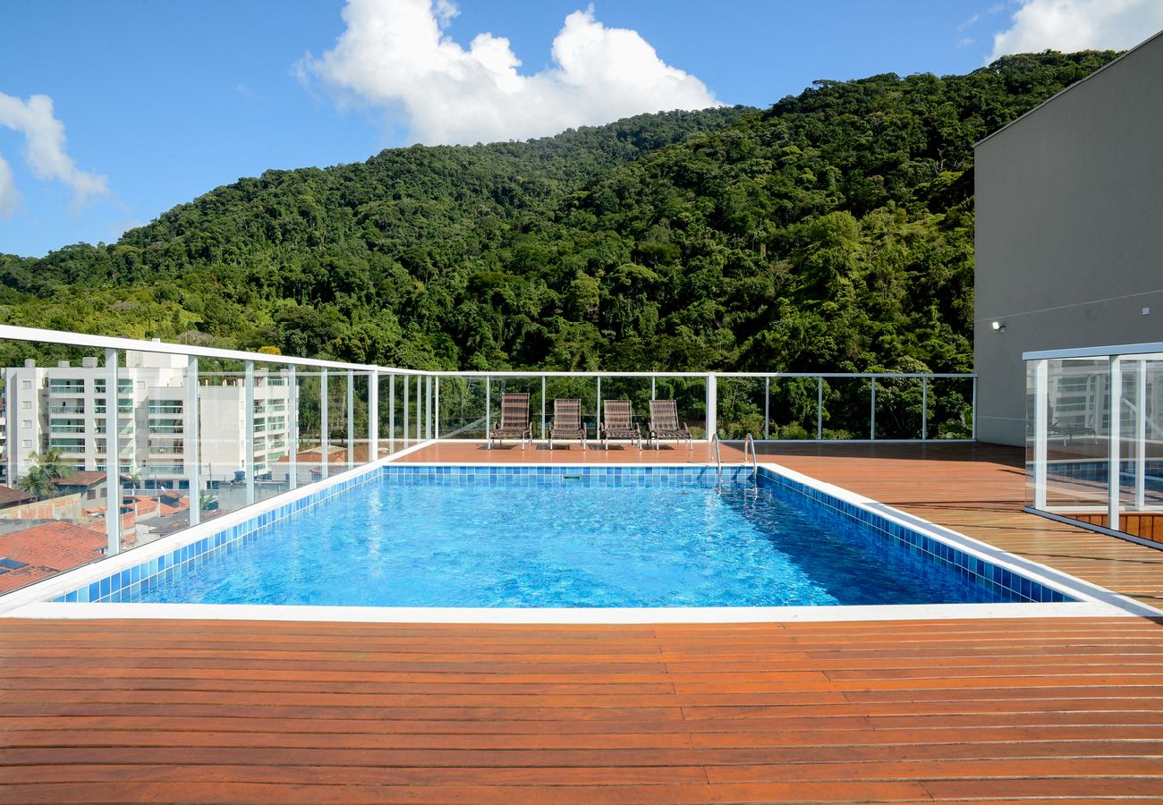 Apartamento en Ubatuba - Apto c área gourmet a 300m da Praia das Toninhas Apartamento en Ubatuba - Apto c área gourmet a 300m da Praia das Toninhas