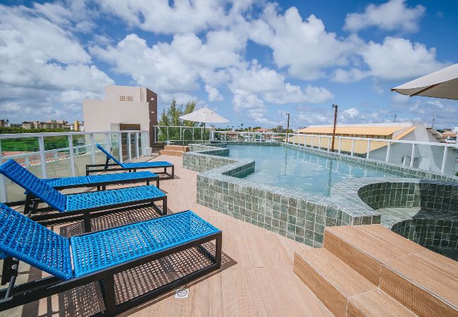 Apartamento en Ipojuca - Flat com WiFi a 400m da Praia de Porto de Galinhas