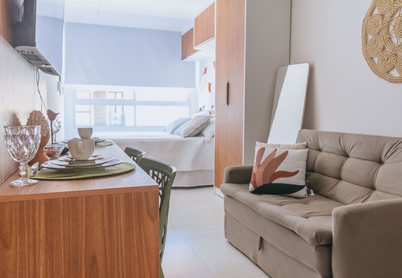 Apartamento en Ipojuca - Flat com WiFi a 400m da Praia de Porto de Galinhas Apartamento en Ipojuca - Flat com WiFi a 400m da Praia de Porto de Galinhas