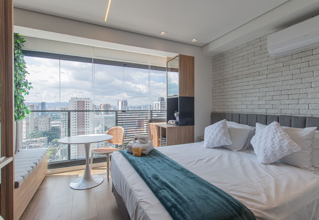 Estudio en São Paulo - Elegancia y comodidad cerca de Allianz Parque | SP-P1607A