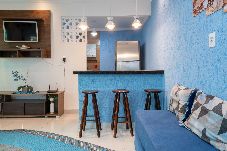 Apartamento en Rio das Ostras - Apto com Wi-Fi a 950m da Praia da Tartaruga