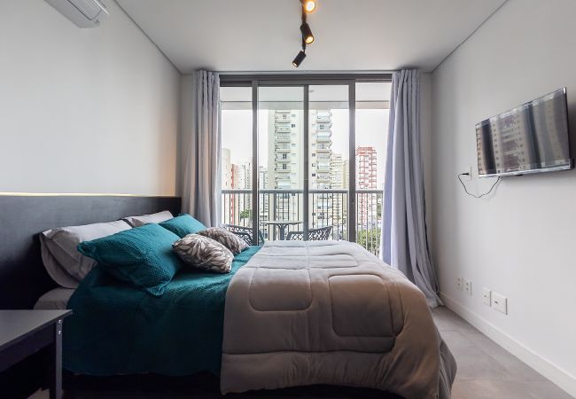 Apartamento en São Paulo - Studio c/ piscina, Wi-Fi e ar na Vila Gomes Cardim Apartamento en São Paulo - Studio c/ piscina, Wi-Fi e ar na Vila Gomes Cardim