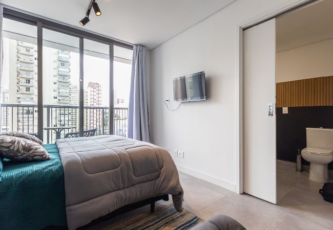 Apartamento en São Paulo - Studio c/ piscina, Wi-Fi e ar na Vila Gomes Cardim Apartamento en São Paulo - Studio c/ piscina, Wi-Fi e ar na Vila Gomes Cardim