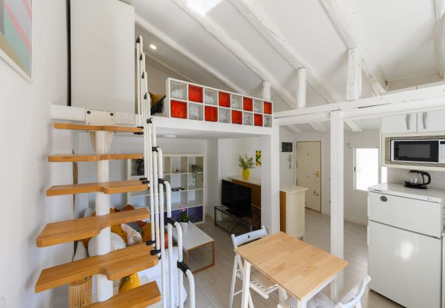 Apartamento en Madrid - Piso tipo loft de 1 dormitorio en el centro de Madrid Apartamento en Madrid - Piso tipo loft de 1 dormitorio en el centro de Madrid