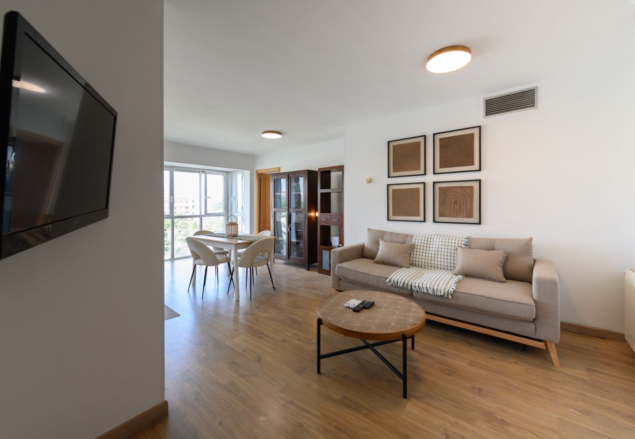 Apartamento en Madrid - Piso moderno de 1 dormitorio con ventanales y sofá cama para invitados en Madrid.Temporal  Apartamento en Madrid - Piso moderno de 1 dormitorio con ventanales y sofá cama para invitados en Madrid.Temporal