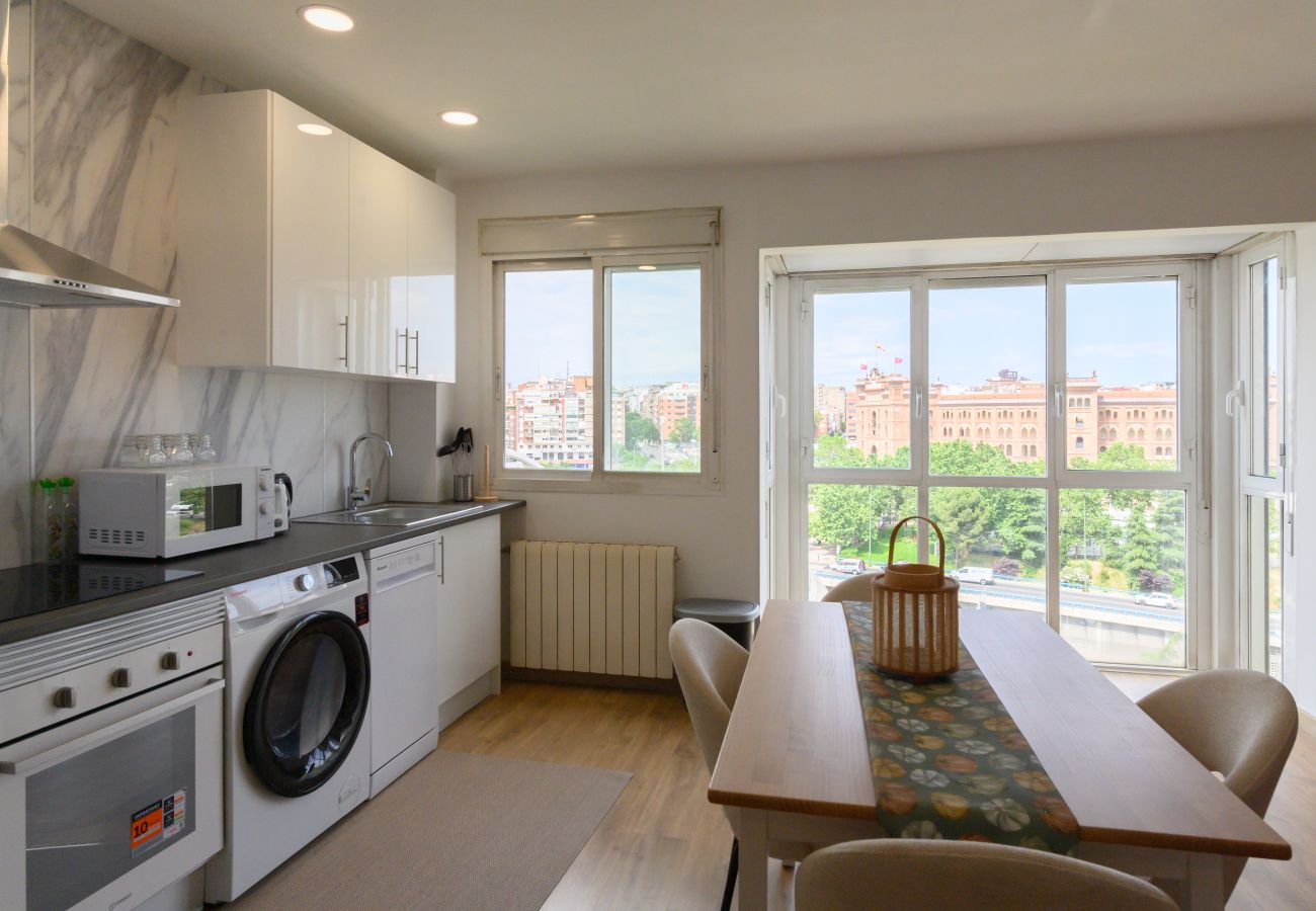 Apartamento en Madrid - Piso moderno de 1 dormitorio con ventanales y sofá cama para invitados en Madrid.Temporal  Apartamento en Madrid - Piso moderno de 1 dormitorio con ventanales y sofá cama para invitados en Madrid.Temporal