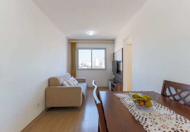 Apartamento en São Paulo - Apto na Mooca com academia, Wi-Fi e pet friendly