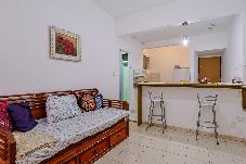 Apartamento en Rio de Janeiro - Loft c/ Ar e Wi-Fi a 100m da Praia de Copacabana