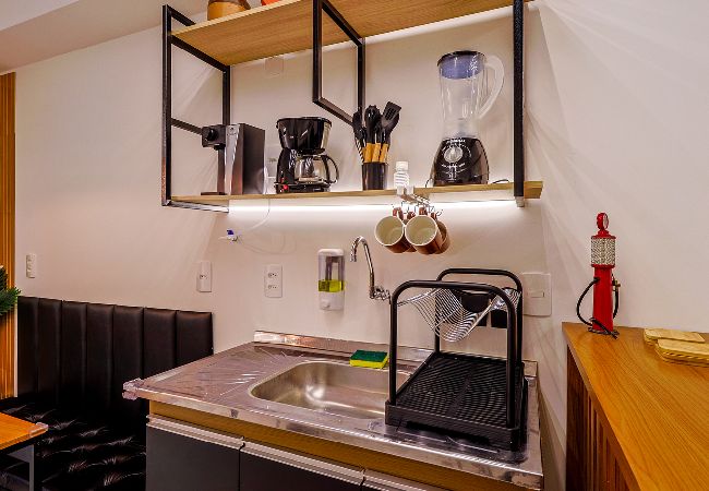 Apartamento en Rio de Janeiro - Studio completo c/ Wi-Fi e varanda no Centro Apartamento en Rio de Janeiro - Studio completo c/ Wi-Fi e varanda no Centro