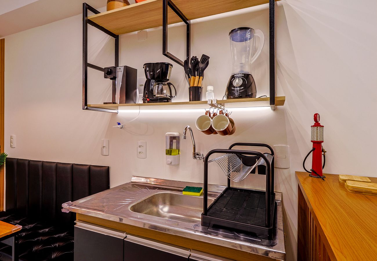 Apartamento en Rio de Janeiro - Studio completo c/ Wi-Fi e varanda no Centro Apartamento en Rio de Janeiro - Studio completo c/ Wi-Fi e varanda no Centro