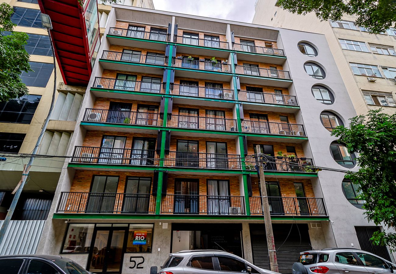 Apartamento en Rio de Janeiro - Studio completo c/ Wi-Fi e varanda no Centro Apartamento en Rio de Janeiro - Studio completo c/ Wi-Fi e varanda no Centro