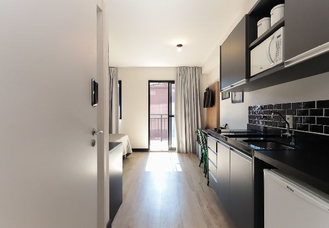 Apartamento en São Paulo - Flat com academia próximo à estação da Luz Apartamento en São Paulo - Flat com academia próximo à estação da Luz