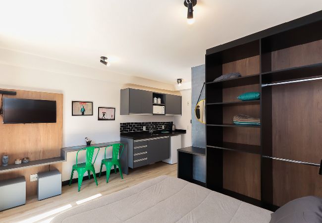 Apartamento en São Paulo - Flat com academia próximo à estação da Luz Apartamento en São Paulo - Flat com academia próximo à estação da Luz