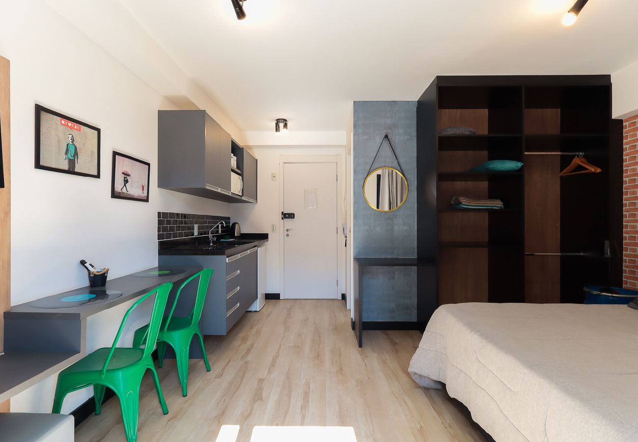 Apartamento en São Paulo - Flat com academia próximo à estação da Luz Apartamento en São Paulo - Flat com academia próximo à estação da Luz