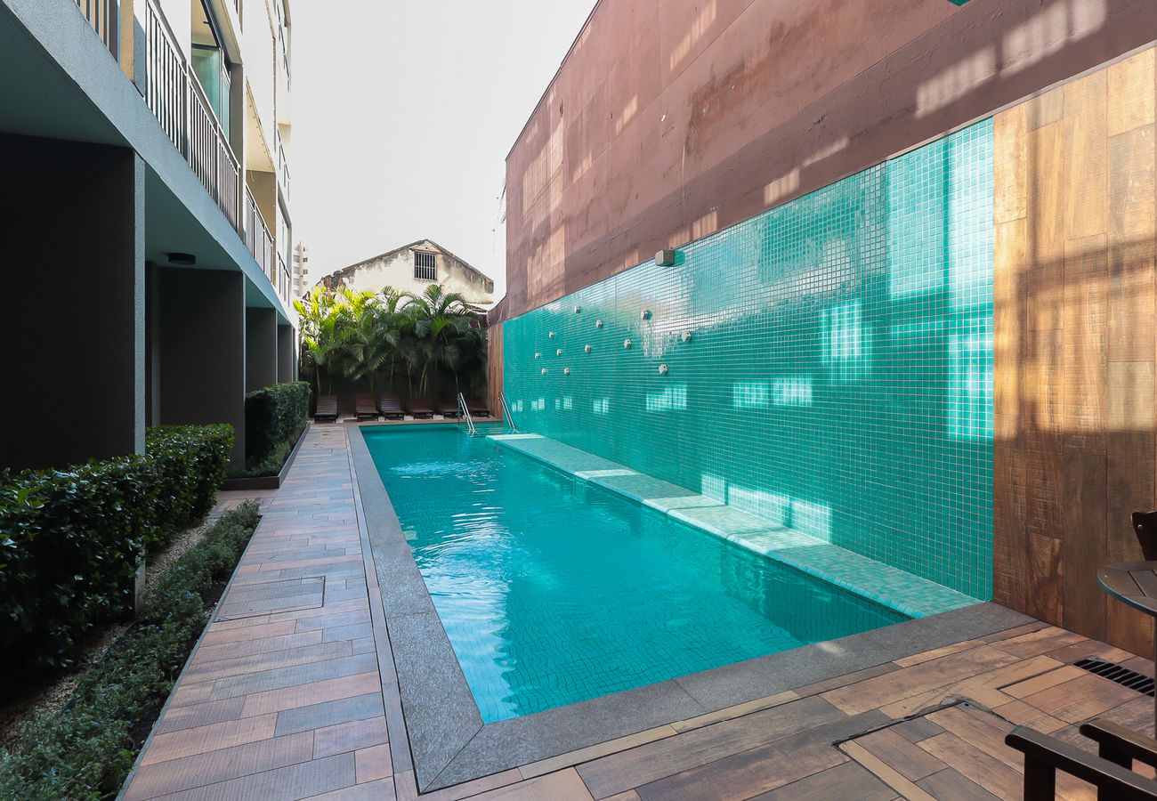 Apartamento en São Paulo - Flat com academia próximo à estação da Luz Apartamento en São Paulo - Flat com academia próximo à estação da Luz