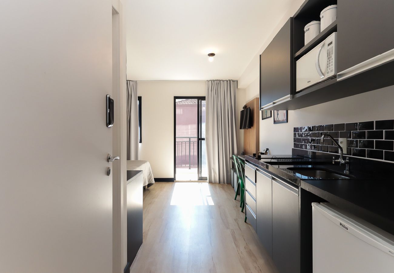 Apartamento en São Paulo - Flat com academia próximo à estação da Luz Apartamento en São Paulo - Flat com academia próximo à estação da Luz