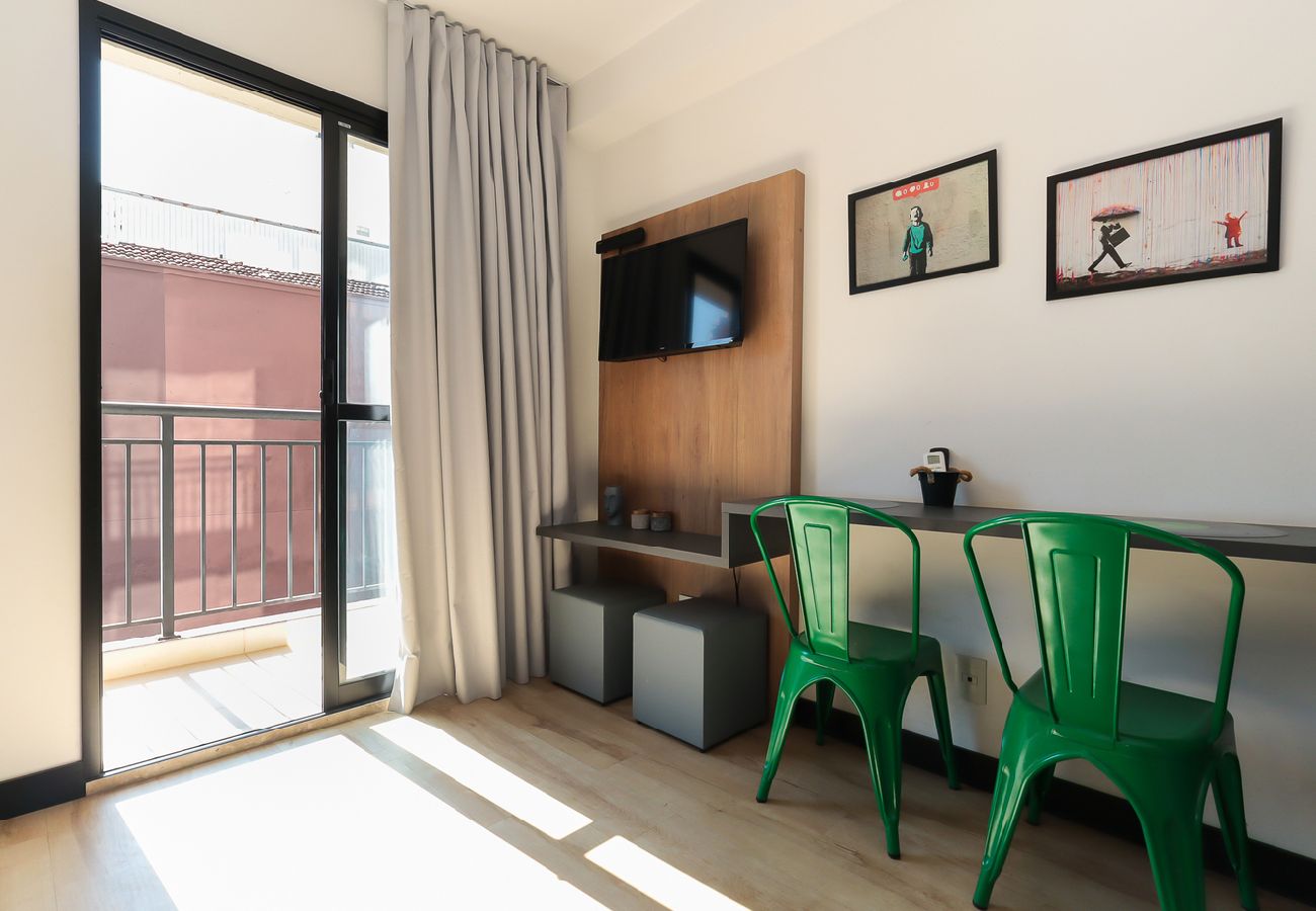 Apartamento en São Paulo - Flat com academia próximo à estação da Luz Apartamento en São Paulo - Flat com academia próximo à estação da Luz