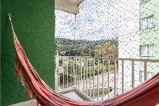 Apartamento en Petropolis - Apartamento pet friendly com rede, Wi-fi e garagem