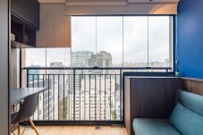 Estudio en São Paulo - Vista da cidade do 22 andar 