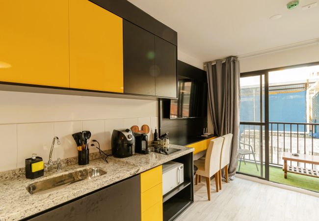 Apartamento en São Paulo - Studio c/ academia e piscina a 3 min do Allianz Apartamento en São Paulo - Studio c/ academia e piscina a 3 min do Allianz