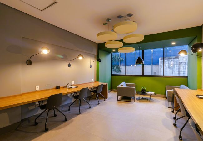 Apartamento en São Paulo - Studio c/ academia e piscina a 3 min do Allianz Apartamento en São Paulo - Studio c/ academia e piscina a 3 min do Allianz