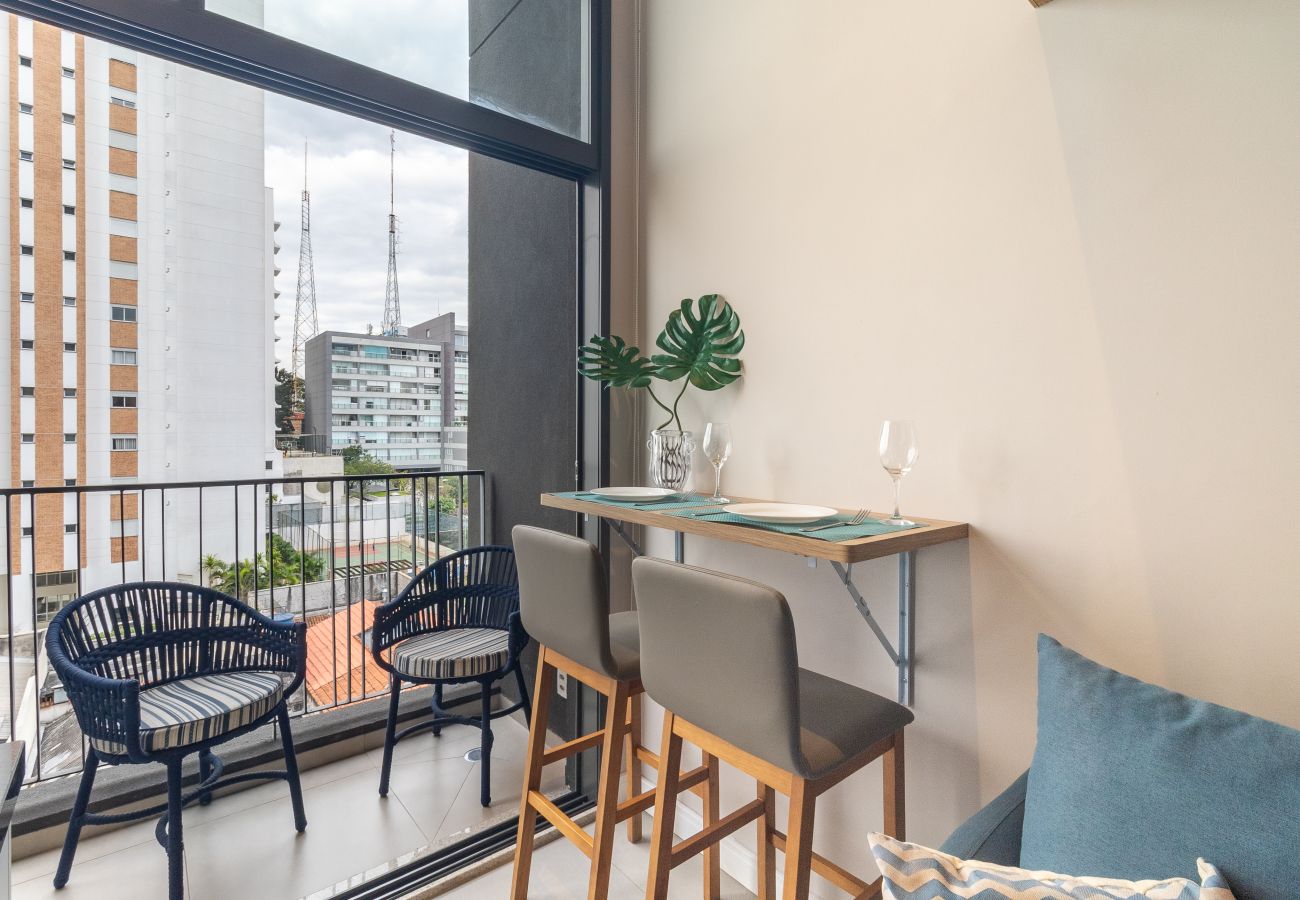 Estudio en São Paulo - OSCAR FREIRE, PISCINA, ACADEMIA Estudio en São Paulo - OSCAR FREIRE, PISCINA, ACADEMIA