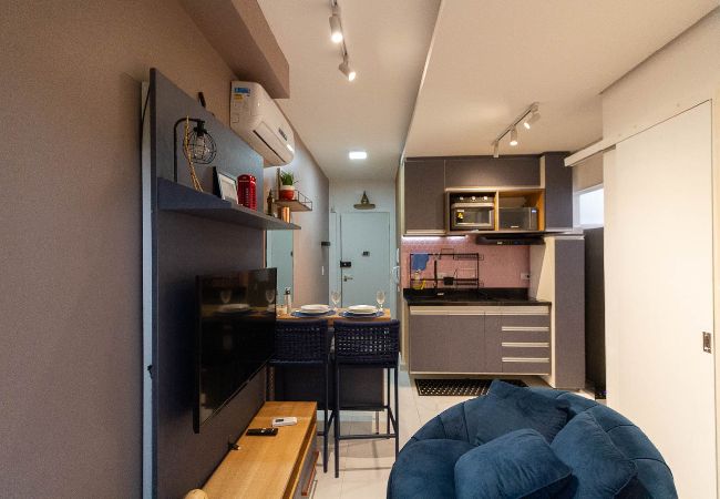 Apartamento en São Paulo - Studio completo pet-friendly próximo ao Allianz Apartamento en São Paulo - Studio completo pet-friendly próximo ao Allianz