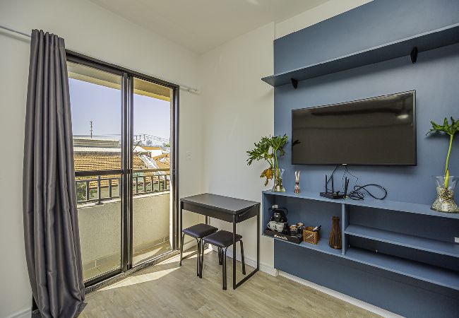 Apartamento en São Paulo - Loft com smart lock e varanda no Bresser Apartamento en São Paulo - Loft com smart lock e varanda no Bresser