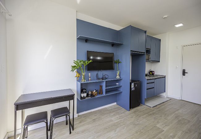 Apartamento en São Paulo - Loft com smart lock e varanda no Bresser Apartamento en São Paulo - Loft com smart lock e varanda no Bresser