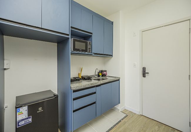 Apartamento en São Paulo - Loft com smart lock e varanda no Bresser Apartamento en São Paulo - Loft com smart lock e varanda no Bresser