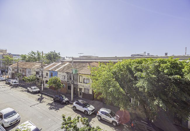 Apartamento en São Paulo - Loft com smart lock e varanda no Bresser Apartamento en São Paulo - Loft com smart lock e varanda no Bresser